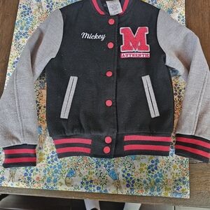 Disney Black and Gray Mickey Kids Jacket